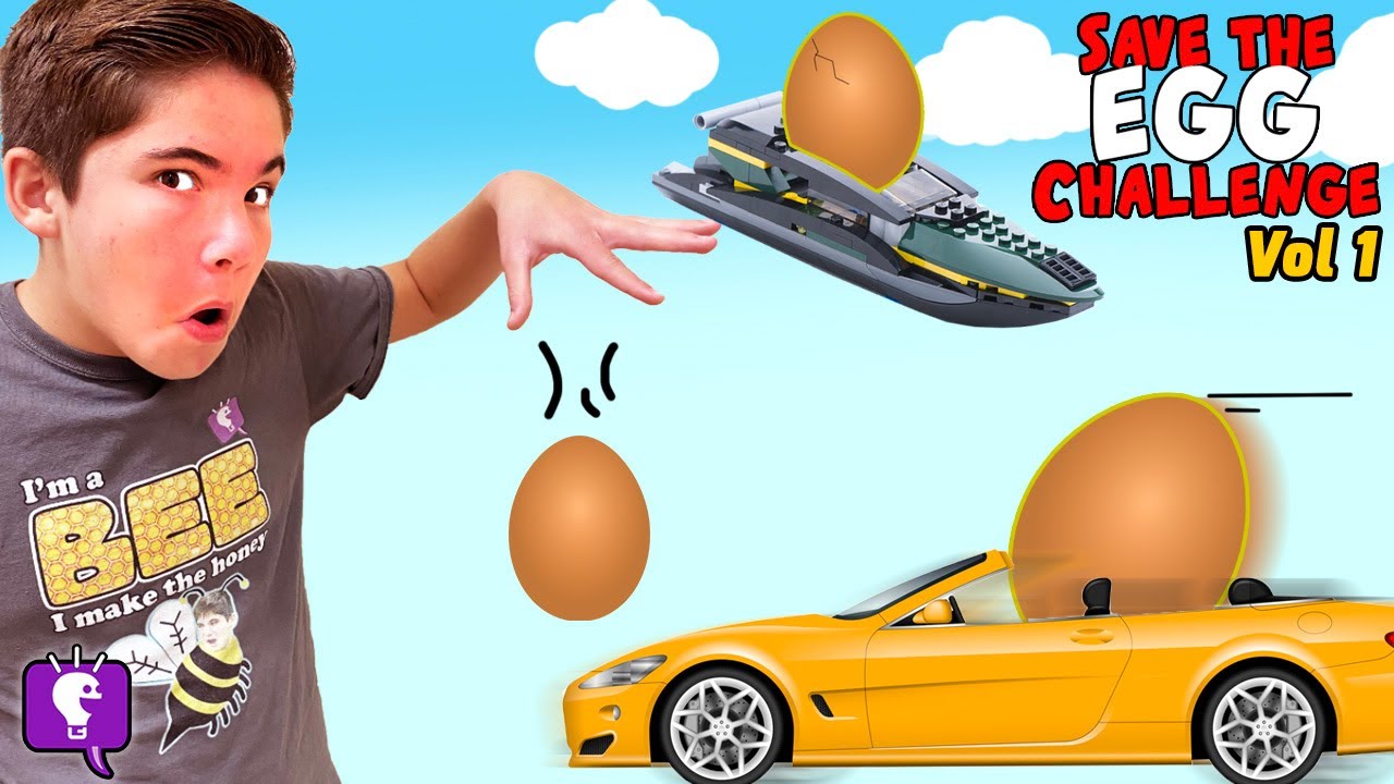 Спасите яйцо с помощью творений LEGO на HobbyFamilyTV