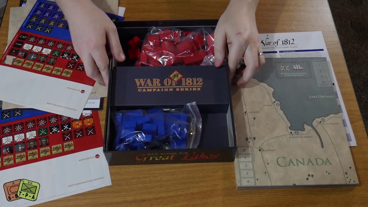 Unboxing: War Along The Great Lakes from Worthington - The Players' Aid