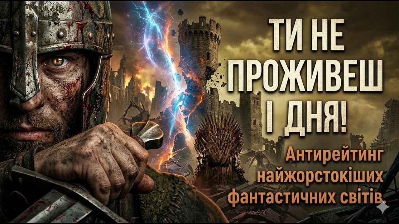 Магія не врятує: Найжорстокіші світи, де виживання — це везіння.