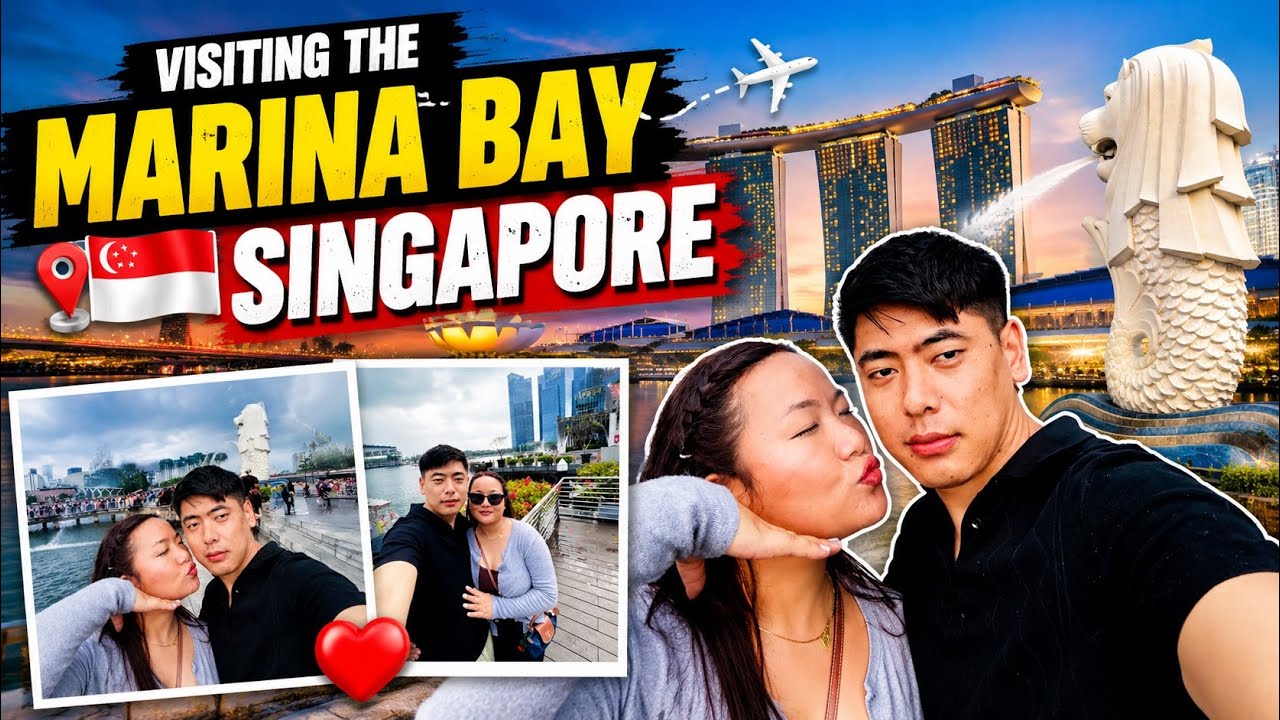 VISITING THE “MARINA BAY “🇸🇬💟 पाानि परेर हैरान 😭
