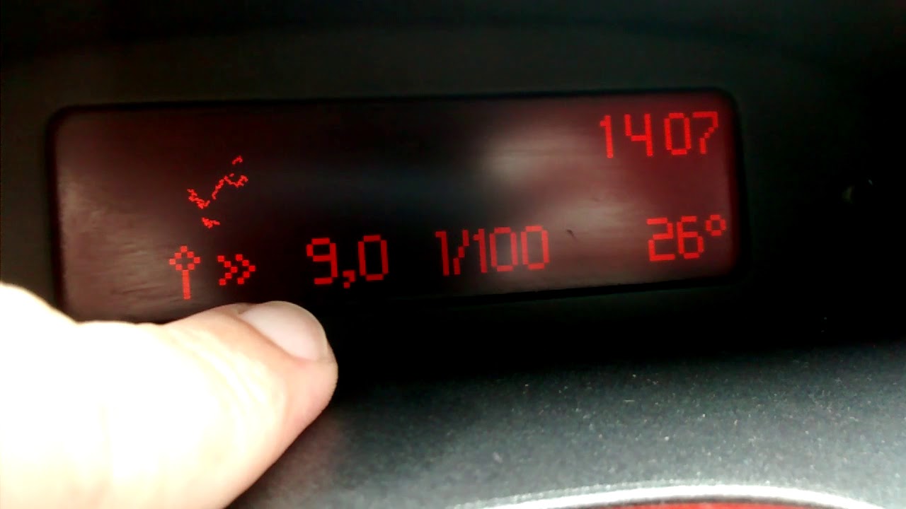 Computador de bordo Peugeot 206 e 207 - Como funciona? 