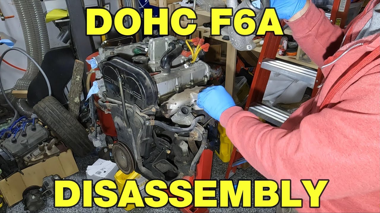 Suzuki DOHC F6A Turbo - Partial Disassembly/Maintenance (Motor pulled from a Cappuccino) - Part 4