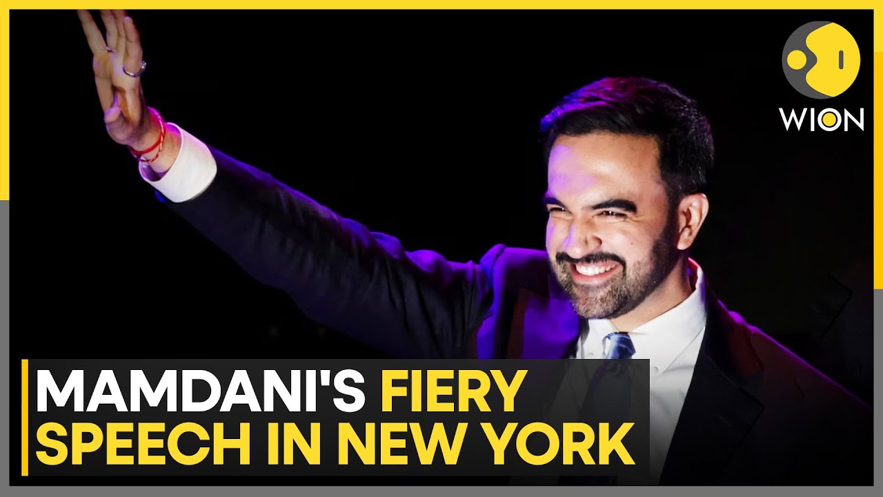 Mamdani Victory Speech: New York&rsquo;s First Muslim Mayor Vows to Fight Hate and Inequality | WION