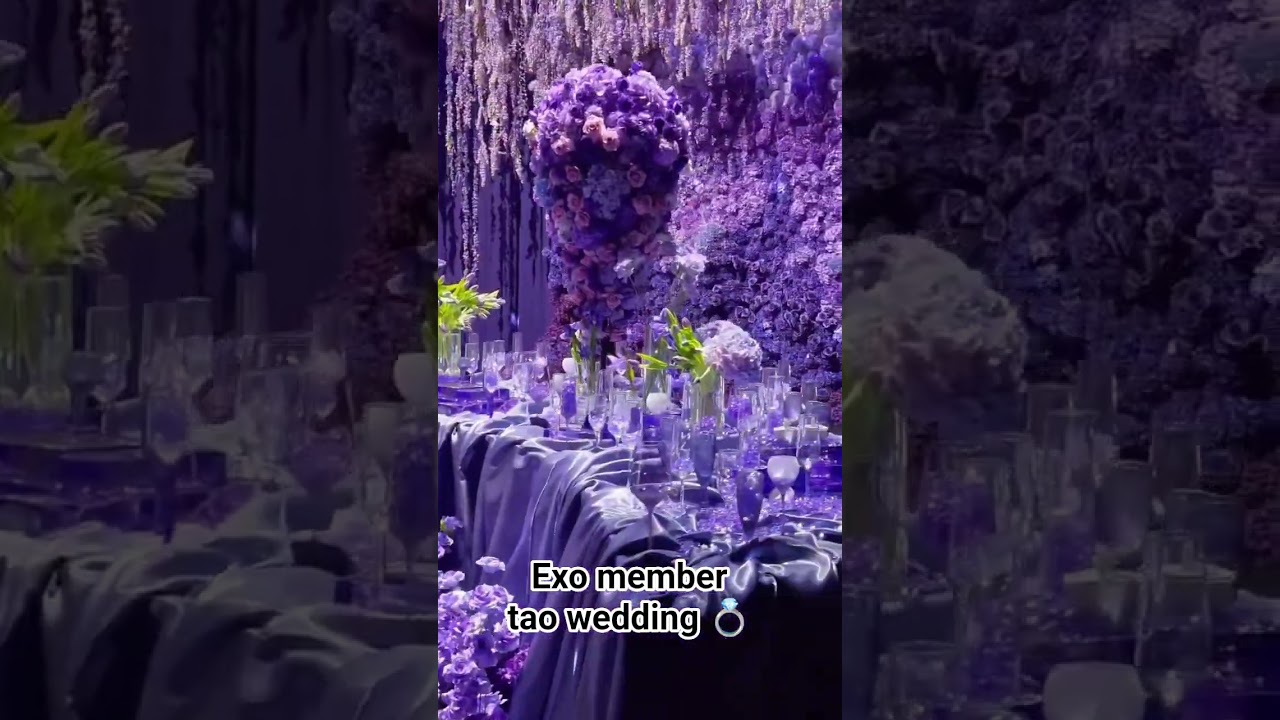 exo member Tao wedding 💍😘#wedding #tao #exo #koreanwedding #kpopidols #trending #viralvideo