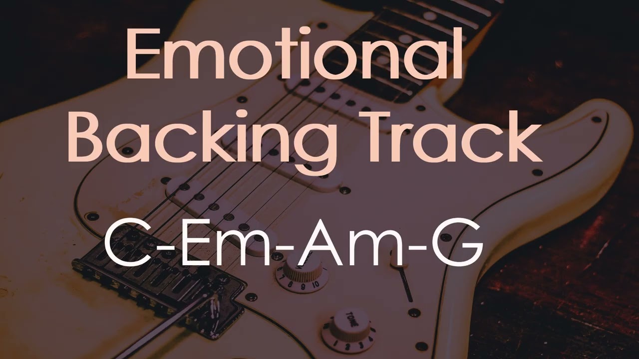 Chill Rock Backing Track in C Major