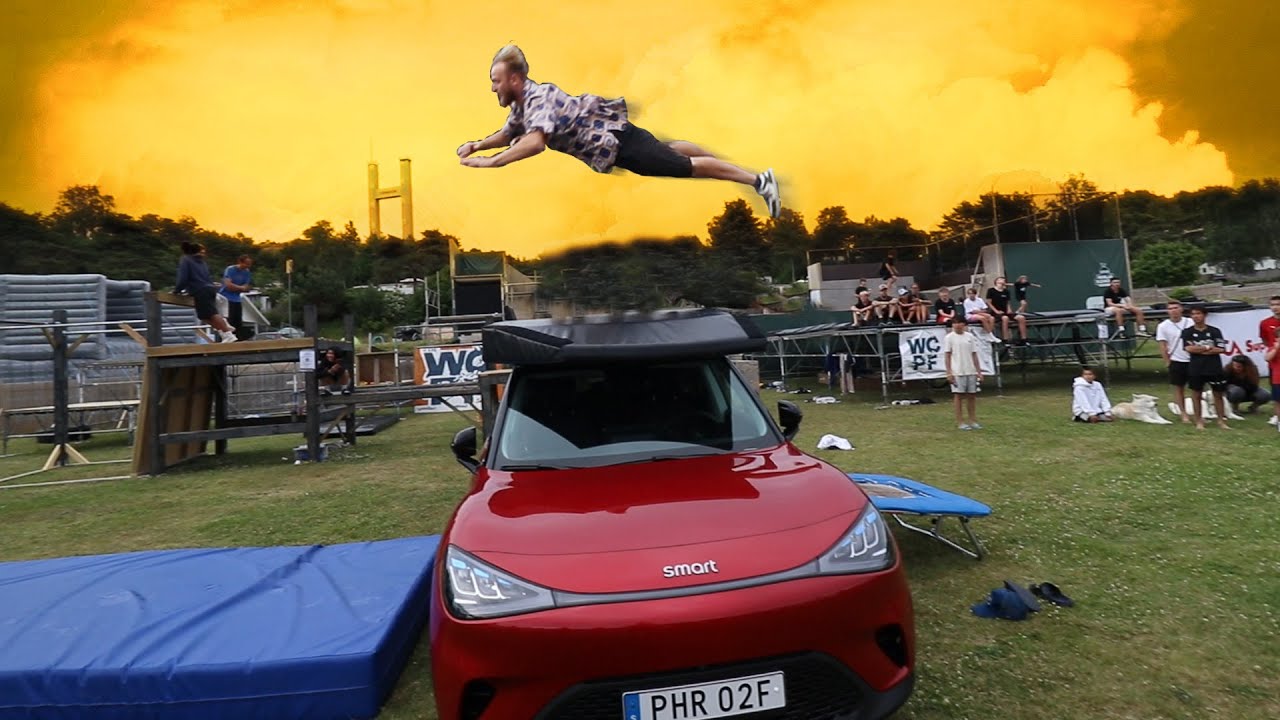 They Jumped Over a Car - at Sweden&rsquo;s Wildest Trampoline Festival