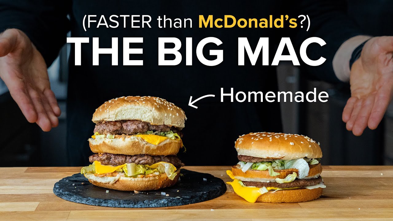 Can I make McDonald's Big Mac FASTER than ordering one?