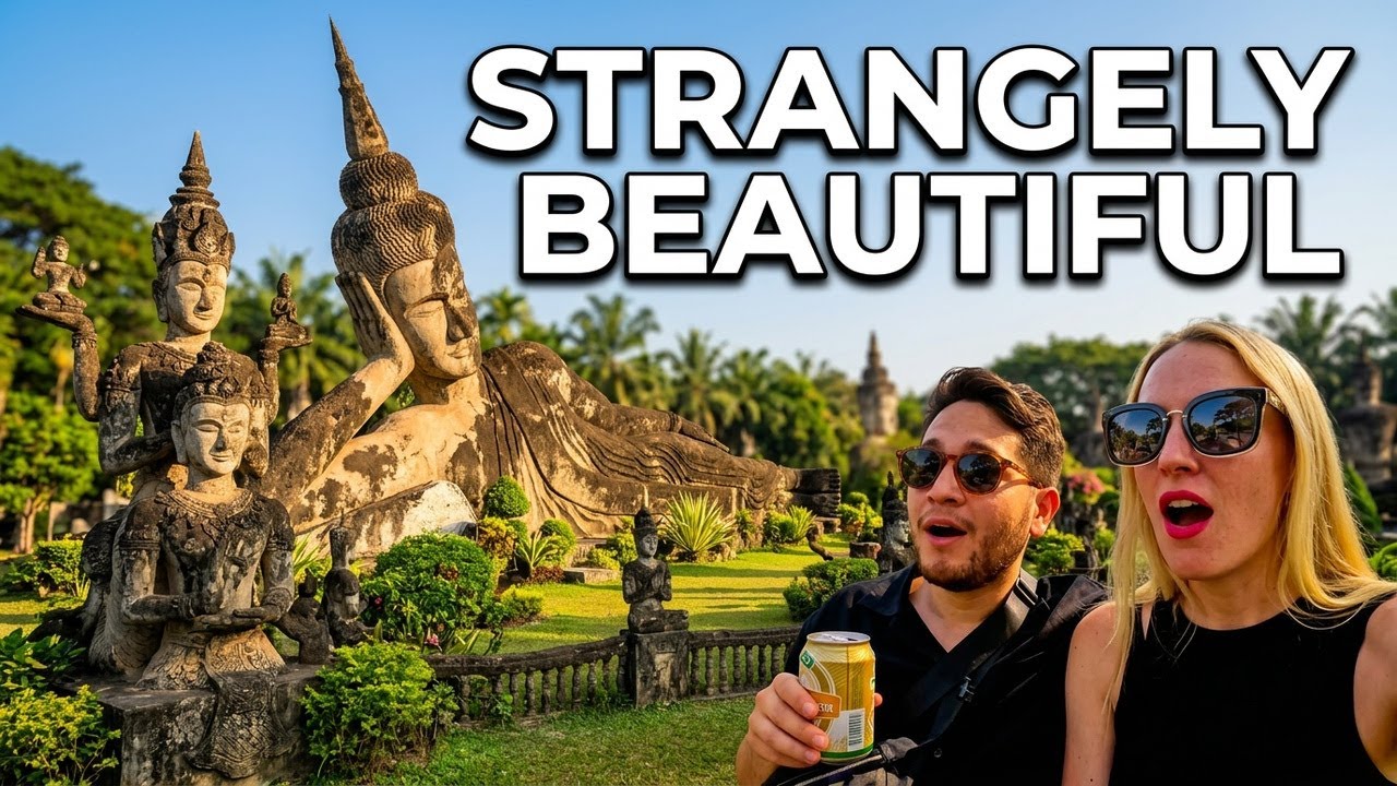 Inside Vientiane's Bizarre Buddha Park (Xieng Khuan) | Laos Travel Guide