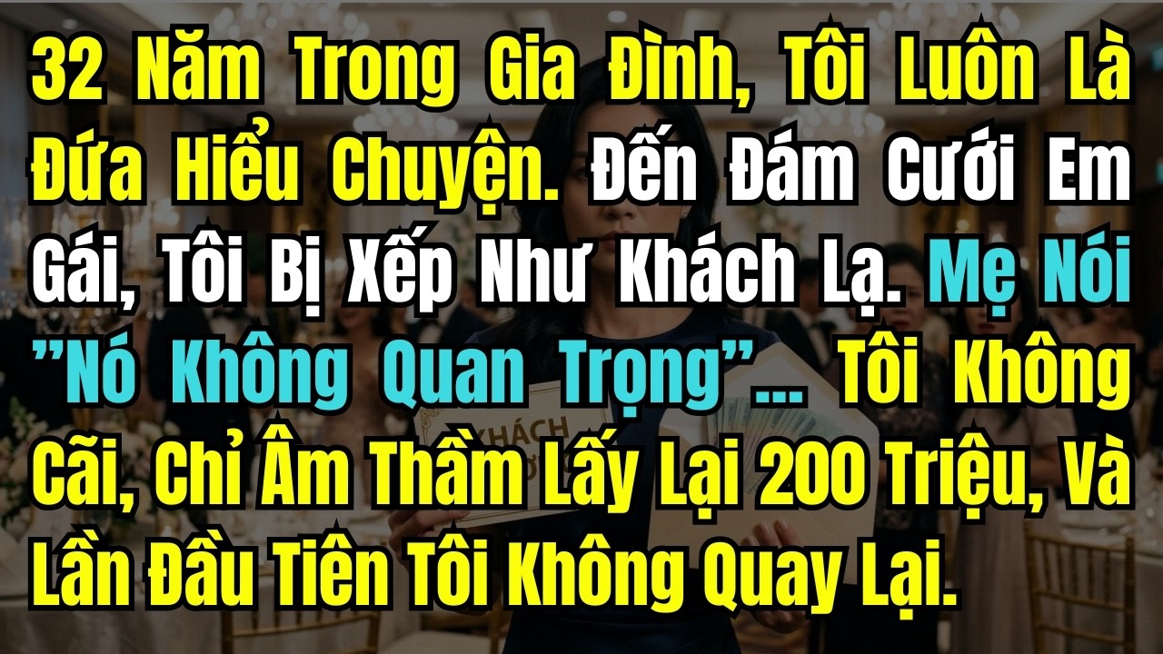 Gia đình tôi coi tôi là 