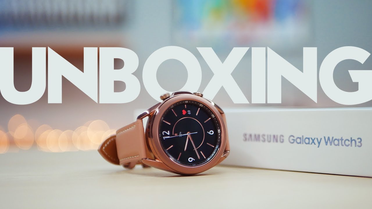Bronze Samsung Galaxy Watch 3 Unboxing and First Impressions!