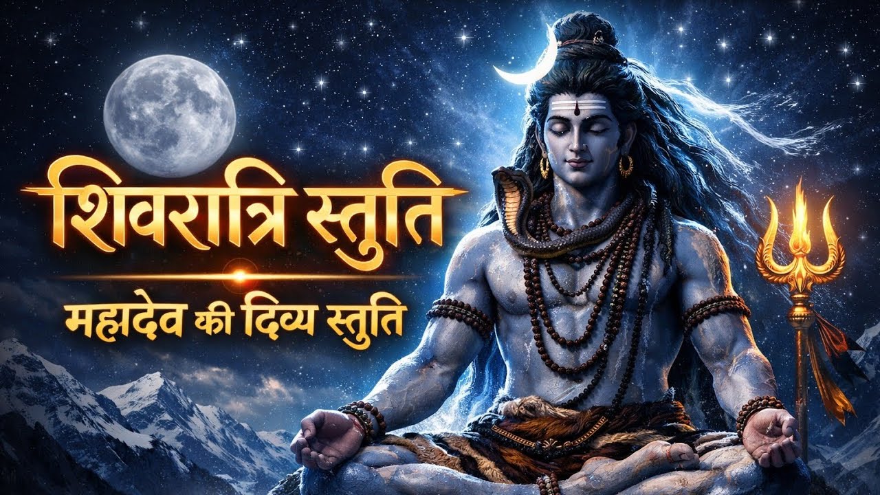 शिवरात्रि स्तुति 🙏 महादेव की पावन स्तुति | Peaceful Shiv Stotra