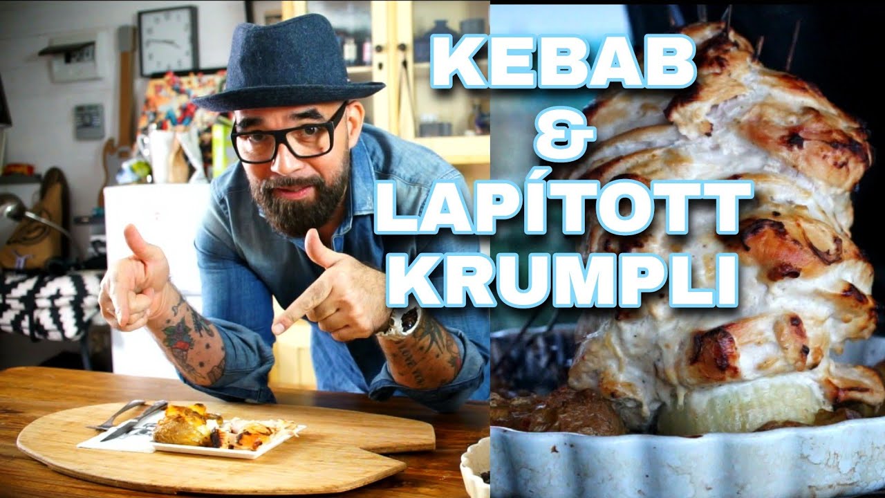 Isteni KEBAB lapított burgonyával