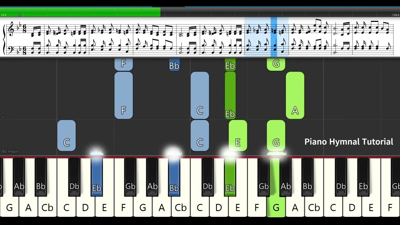 The Old Rugged Cross - Piano Tutorial Easy Version
