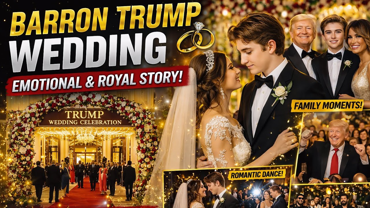 Barron Trump Wedding Story 💍Luxury Wedding with Donald Trump & Melania Trump Emotional & Royal Night