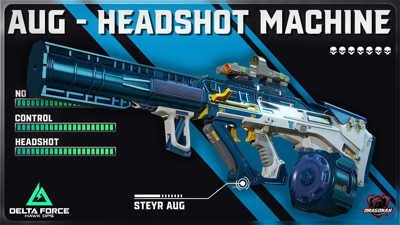 AUG BEST META LOADOUT - NO.1 HEADSHOT MACHINE AR | HƯỚNG DẪN MOD S&Uacute;NG | DELTA FORCE | DRAGONAK