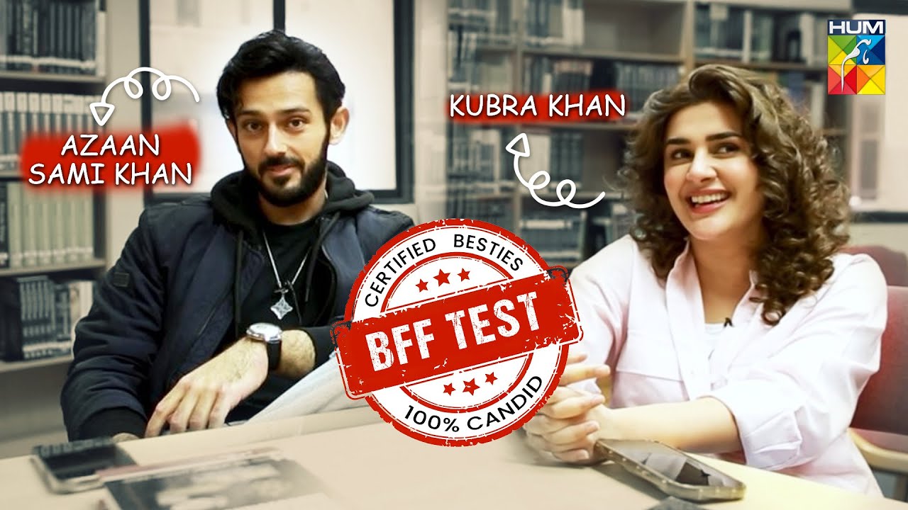 BFF Quiz With Azaan Sami Khan & Kubra Khan | Meri Tanhai | Fun BTS Moments! HUM TV