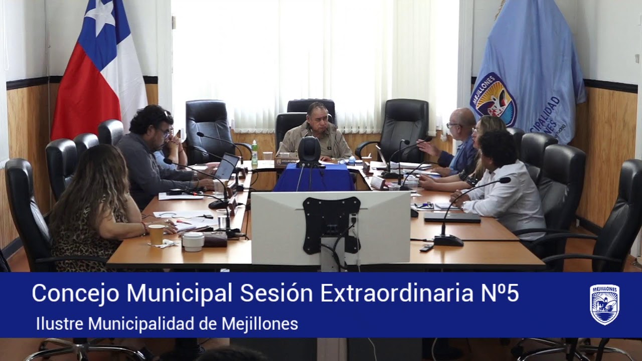 Concejo Municipal de Mejillones sesi&oacute;n Ordinaria N&deg;5