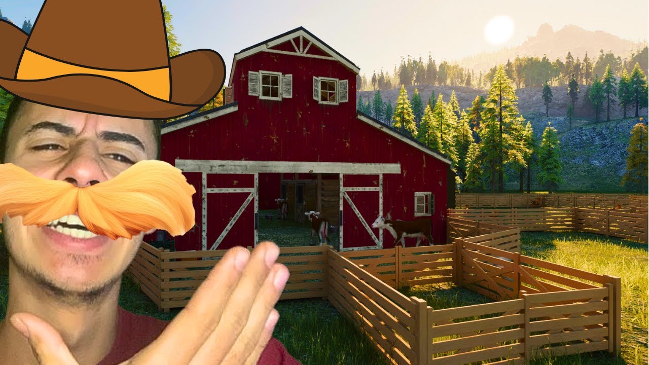 Virei dono de FAZENDA - ranch simulator.