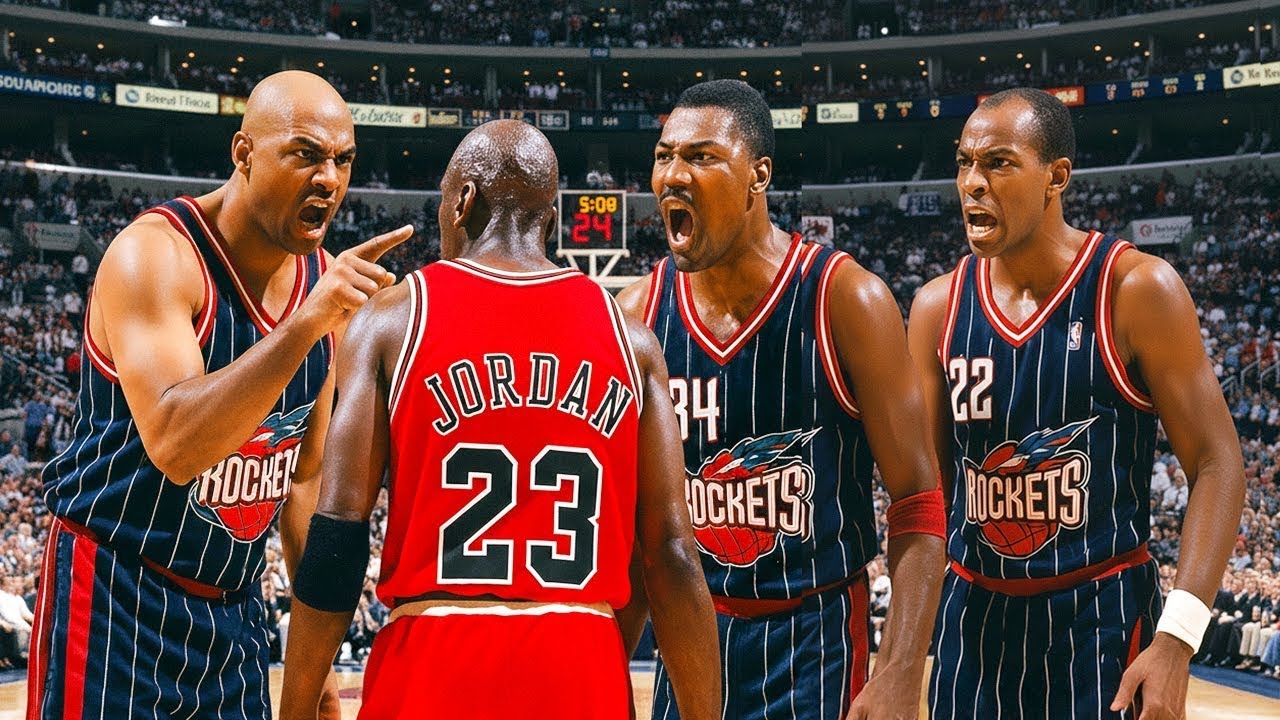 The Day Michael Jordan SHOWED Charles Barkley, Hakeem Olajuwon & Clyde Drexler Who Is The Boss