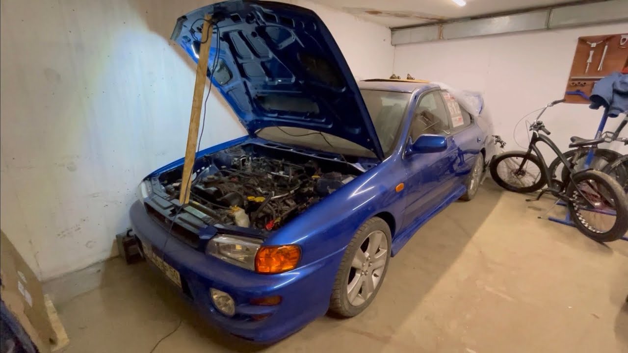 Будни в гараже. Замена ручника. Меняем салон. Subaru Impreza GC 1998 год «Путь самурая» 🔥🤘🏻