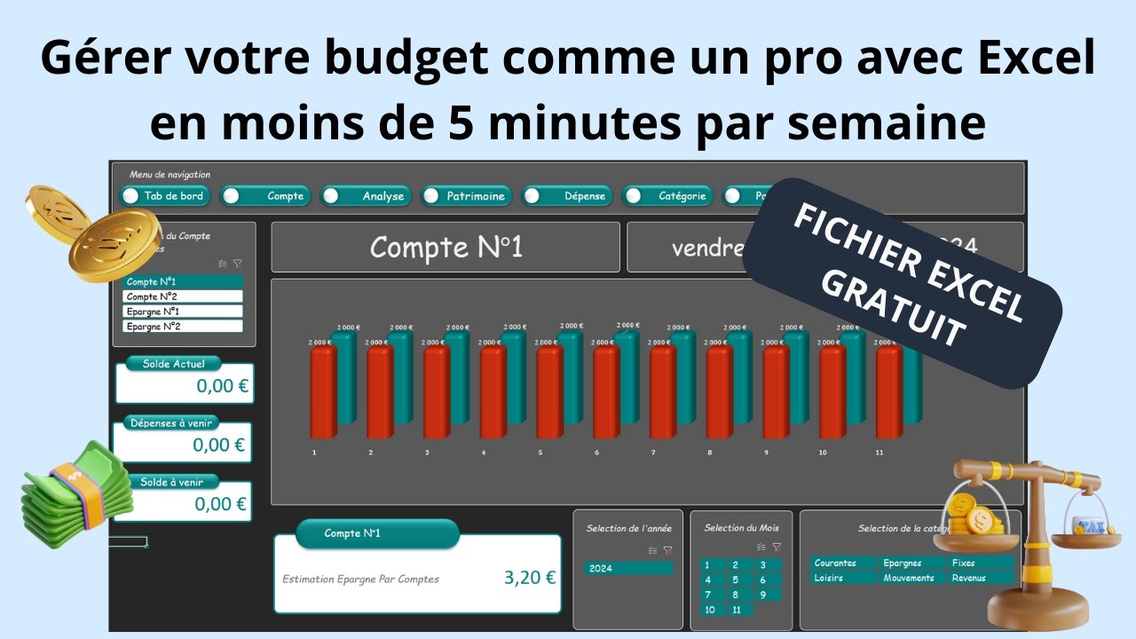 Gérer votre budget comme un pro avec Excel en moins de 5 minutes par semaine