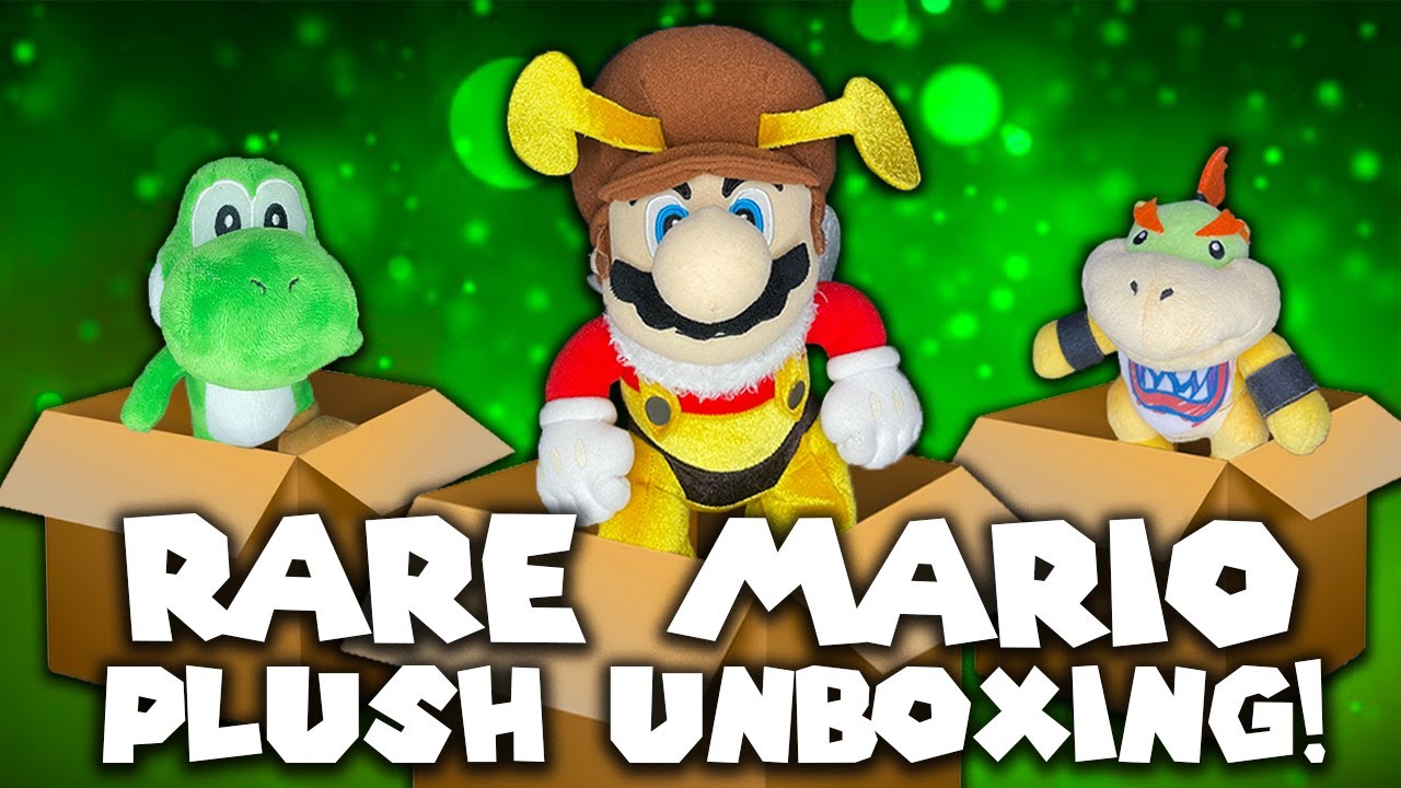 Распаковка редкой плюшевой игрушки Супер Марио! - Mario Party 5 Йоши, Пчела Марио, 2007 Sk Japan ...