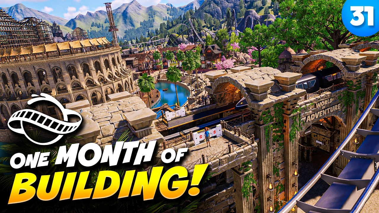 Я потратил месяц на строительство в Planet Coaster 2...