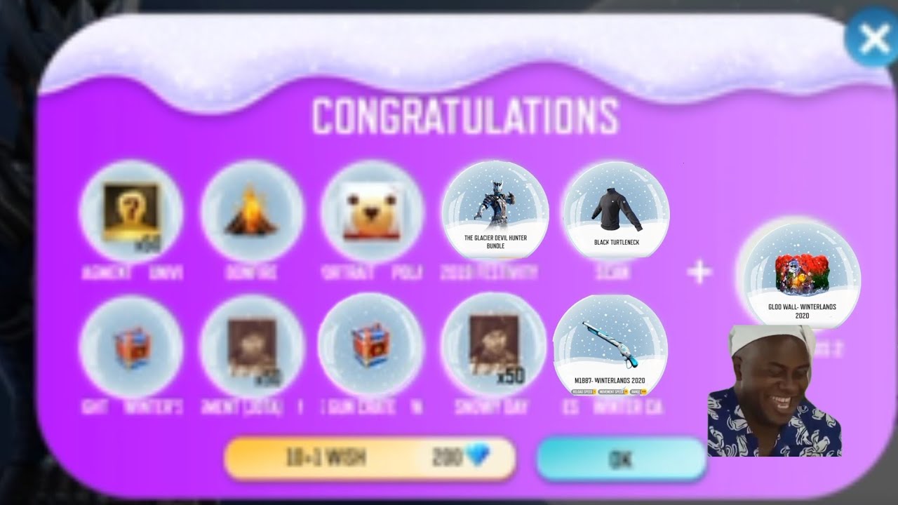 claim free bl ack t- shirt wintet wish event free fire