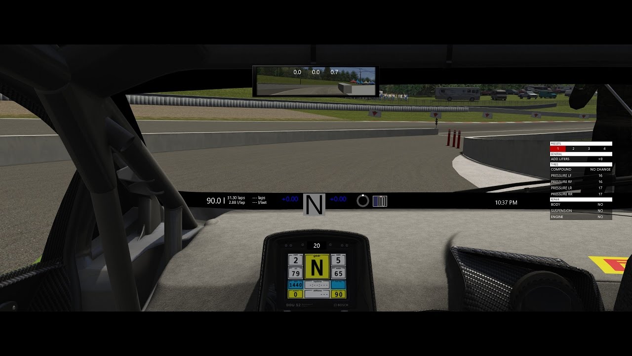 Assetto Corsa Virtual Mirror Overlay Demo