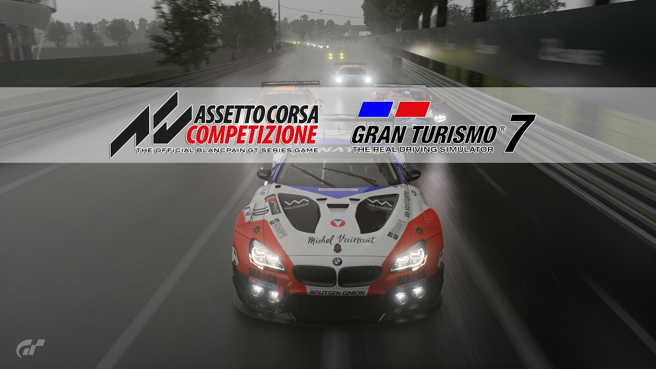Сравниваем ощущения в Gran Turismo 7 и ACC на BMW M6 GT3 [4K]