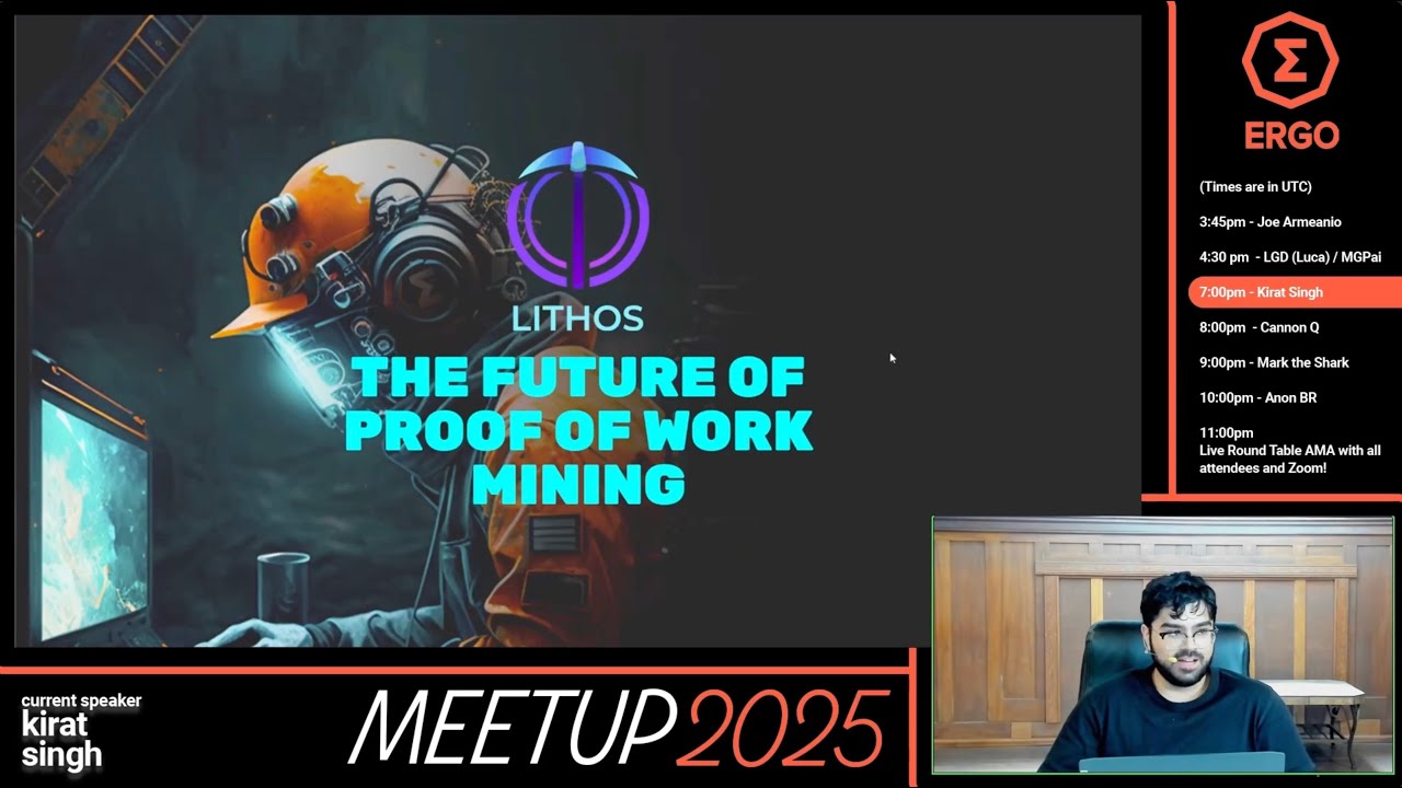 Lithos: The Future of Proof-of-Work Mining — Cheese Enthusiast (Ergo Meetup 2025)