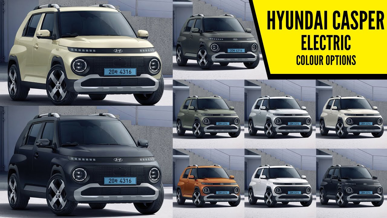 2024 Hyundai Casper Electric (Inster EV) – All Color Options – Images | AUTOBICS