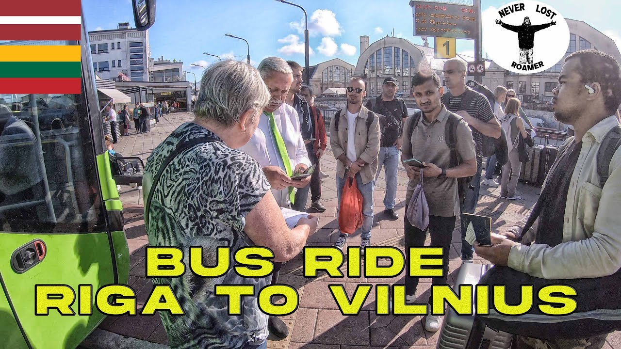 Exploring Latvia To Lithuania: Epic Bus Journey From Riga To Vilnius!