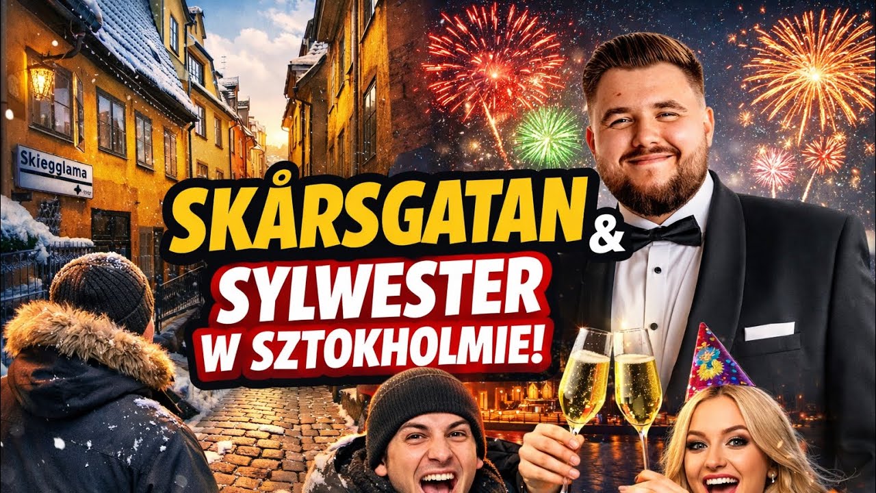 Skårsgatan, rejs po archipelagu i sylwester 2025 w Sztokholmie 