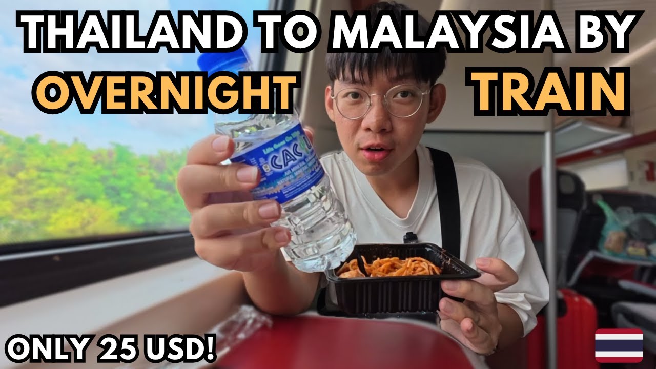 Overnight Train from Bangkok to Malaysia 🇹🇭🇲🇾 Thailand to Malaysia by Train (Food, Booking & Review)