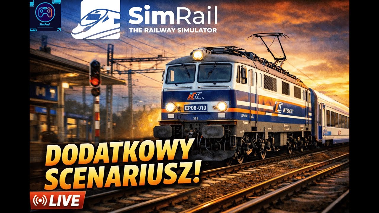 SimRail - The Railway Simulator #198 Scenariusze od Patwrobel