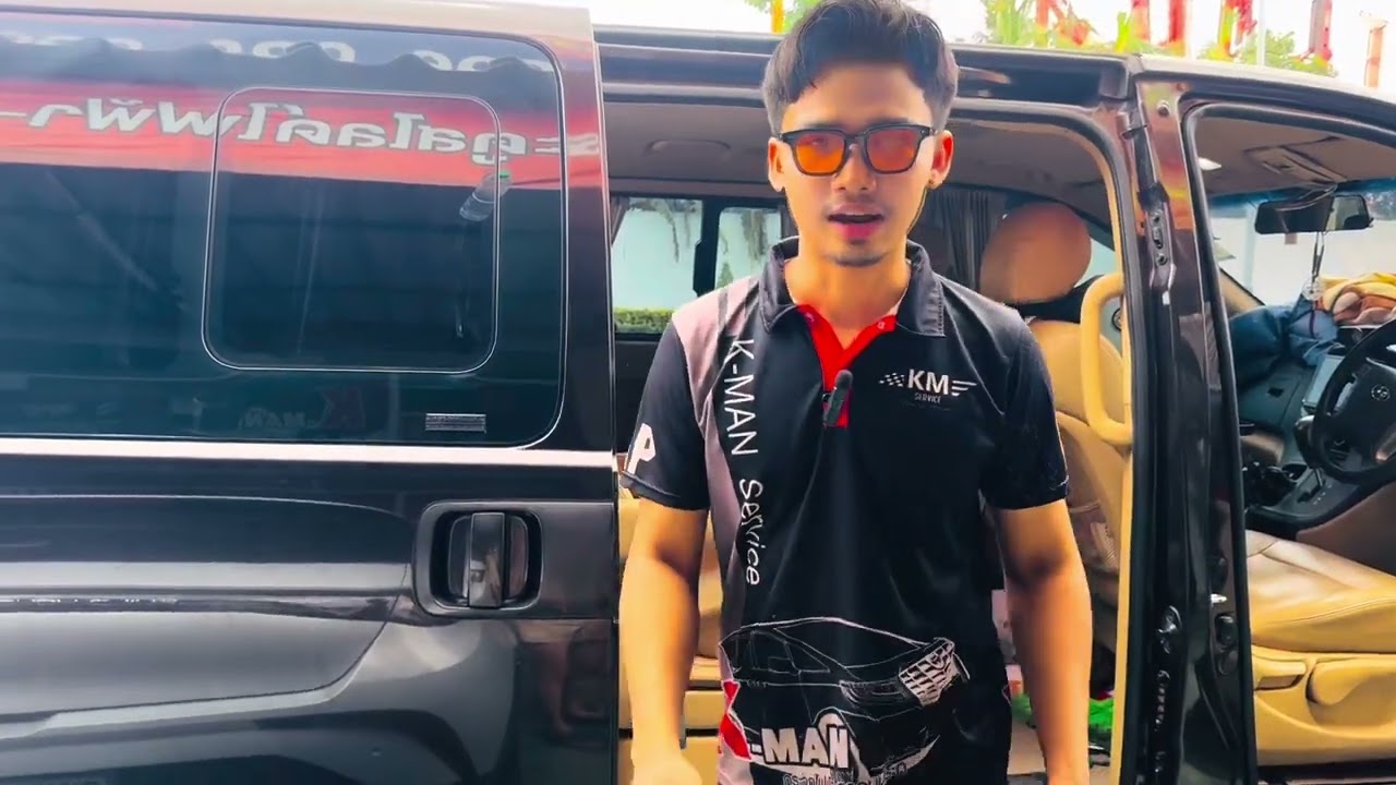 ติดตั้งประตูสไลด์ไฟฟ้า Hyundai H1 : K-MAN Service 096-932-9998 ช่างเปา