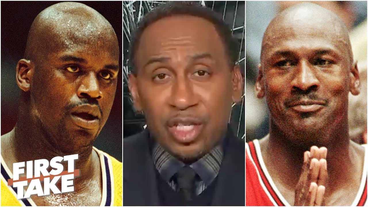 Stephen A. reacts to Shaq saying his 3-peat Lakers would have ‘easily’ taken MJ’s Bulls | First Take