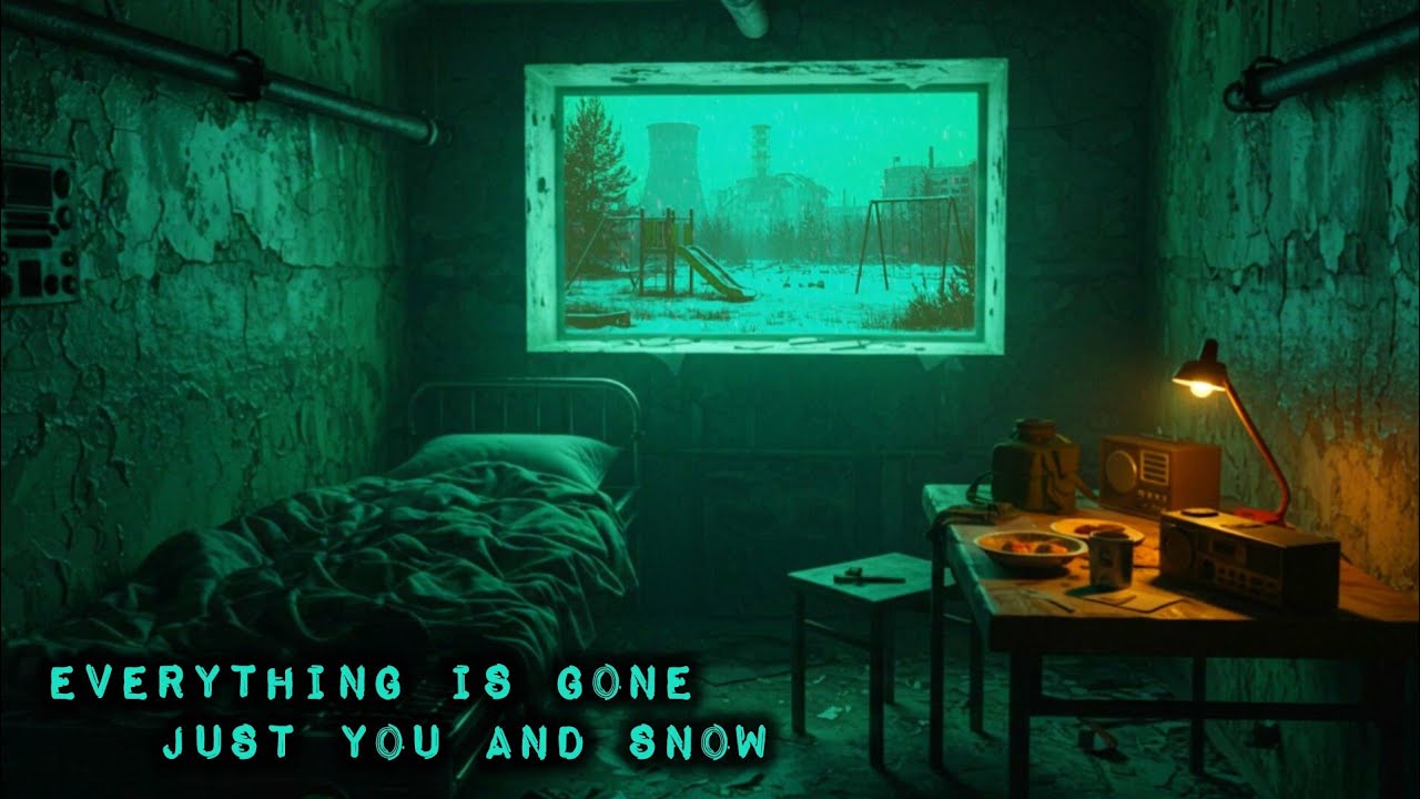 Nuclear Winter Ambience &bull; Snowstorm Sounds for Sleep, Focus & Deep Isolation | Post-Apocalyptic