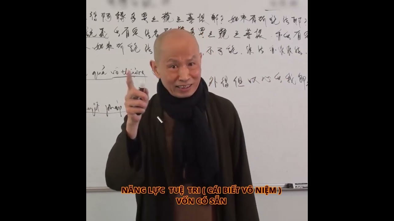 NĂNG LỰC TUỆ TRI CÁI BIẾT VÔ NIỆM CÓ SẴN | Thầy Thích Phước Tịnh giảng