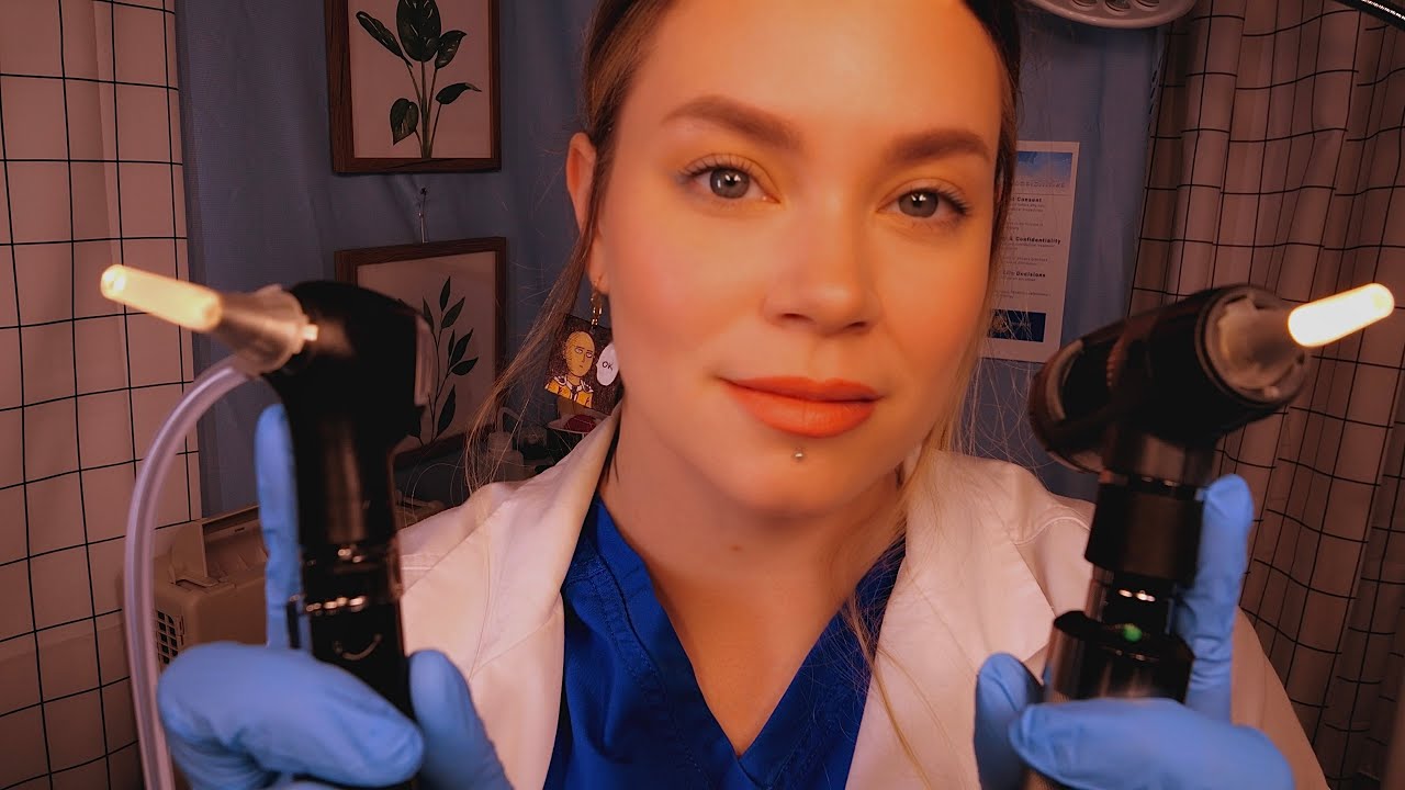ASMR A Very Otoscope-y Otoscope Assessment & Ear Exam