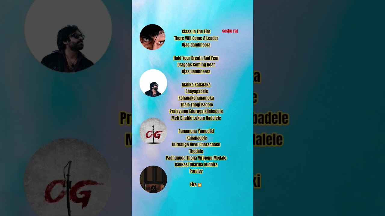 # Fire storm song lyrics ||#pawankalyan #sujeet #thamans #og .