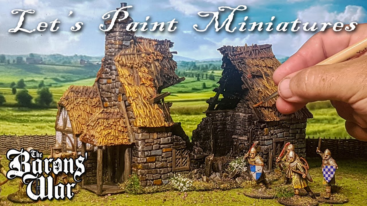 Let's Paint Stunning Printable Scenery for Baron’s War Gaming!  #TabletopGaming #WarGames