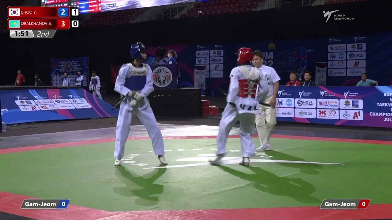 416 R16 Men  45kg KOR CHOO Y  KAZ ORALKHANOV B