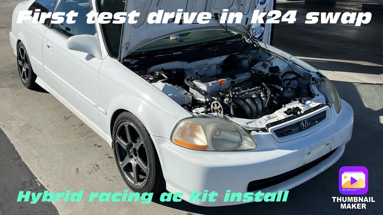 Honda Civic Ekk2 K24 замена АКПП на МКПП, часть 6
