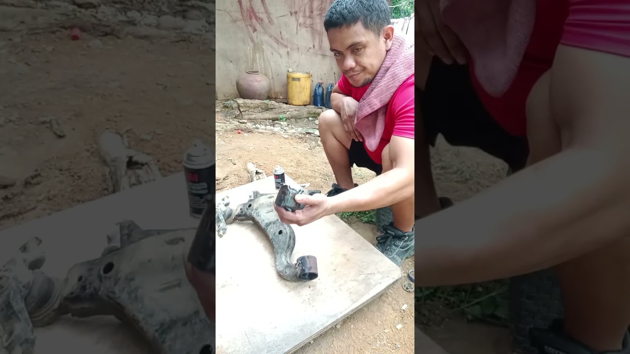 Toyota Innova lower arm bushing removal and installation