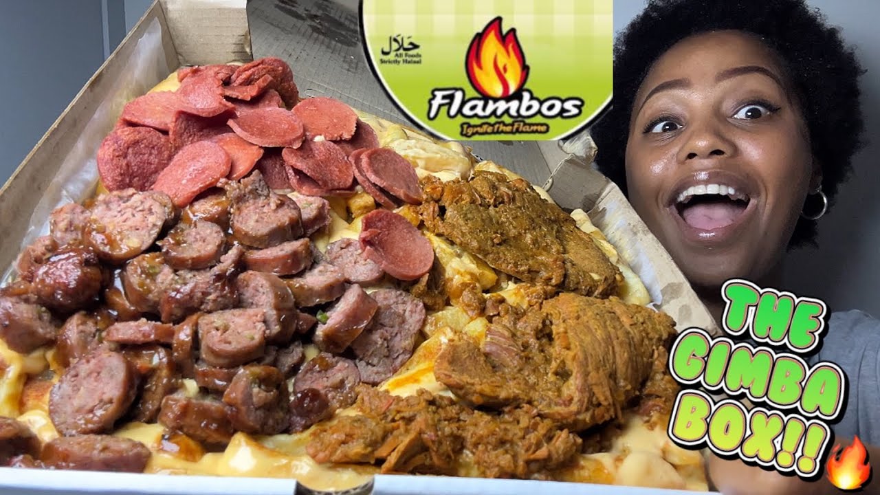 GIEMBA Box от Flambos😋✨|Южноафриканский MUKBANG 🇿🇦🔥