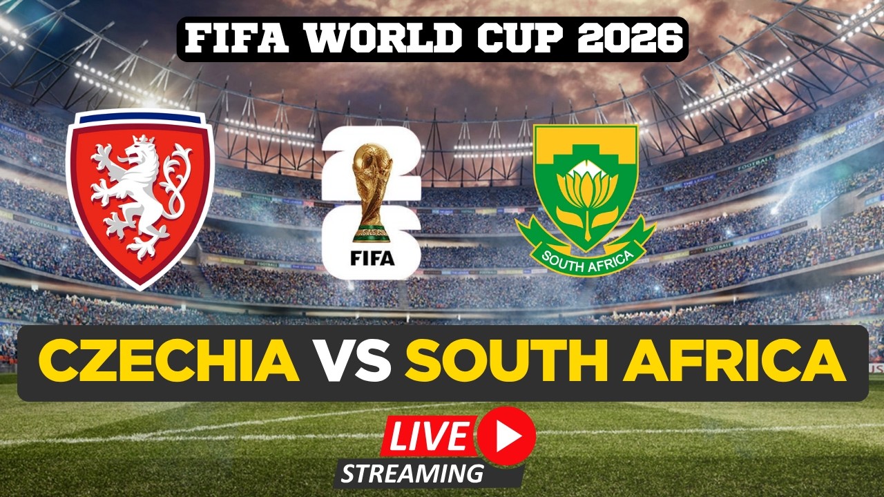 FIFA World Cup 2026 LIVE | South Africa And Czechia Match Live From Houston | Watch FIFA World Cup