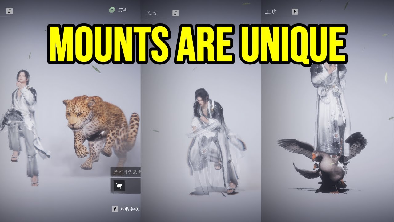 WHERE WINDS MEET - ALL MOUNTS ARE UNIQUE