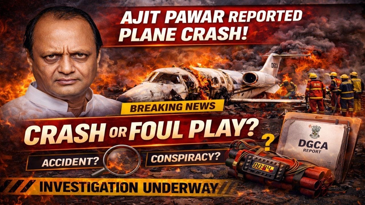 Ajit Pawar Plane Crash Explained in Kannada | What Went Wrong? | Kannada Samachar 🔥